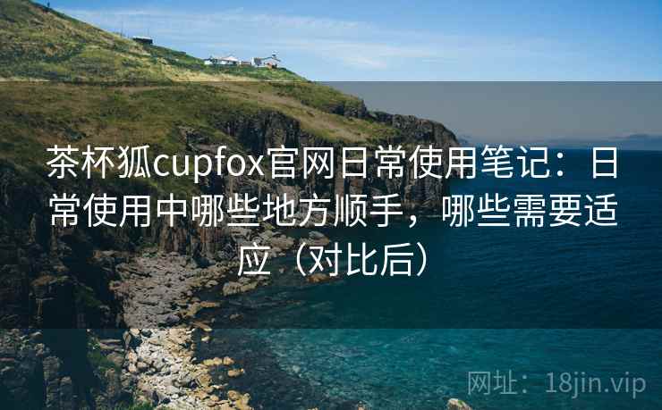 茶杯狐cupfox官网日常使用笔记：日常使用中哪些地方顺手，哪些需要适应（对比后）