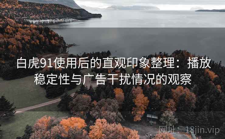 白虎91使用后的直观印象整理：播放稳定性与广告干扰情况的观察