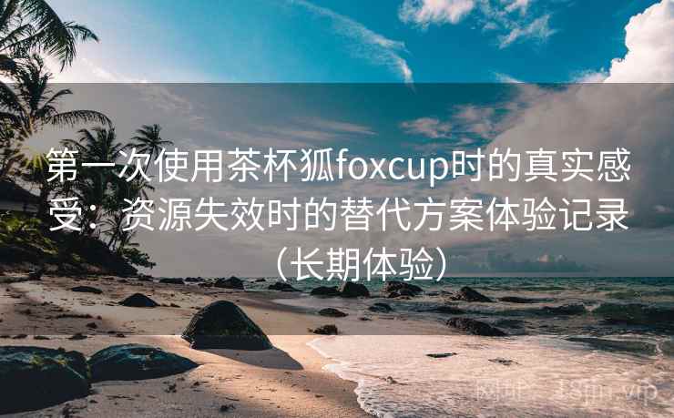 第一次使用茶杯狐foxcup时的真实感受：资源失效时的替代方案体验记录（长期体验）