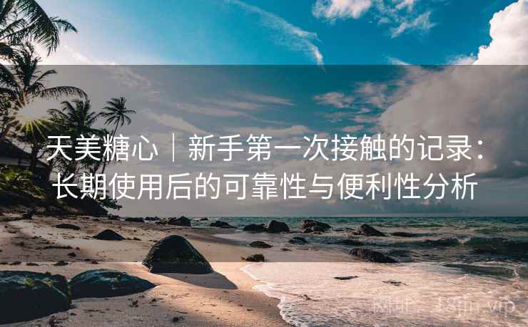 天美糖心｜新手第一次接触的记录：长期使用后的可靠性与便利性分析
